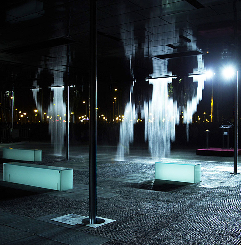 Water curtain/Waterfall