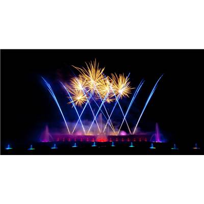 音乐喷泉-充满活力的氛围