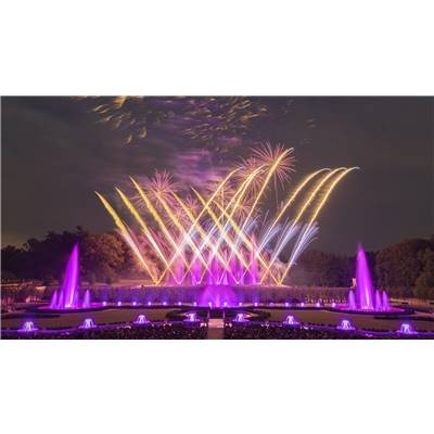 音乐喷泉-充满活力的氛围