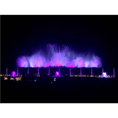 音乐喷泉-充满活力的氛围