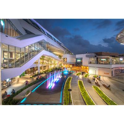 旱喷喷泉-矩阵式喷泉灯光水柱