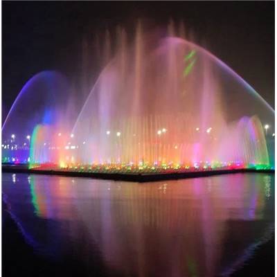 音乐喷泉-充满活力的氛围