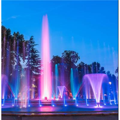 Dry-Fountain-A show of lights and water.