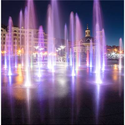 Dry-Fountain-A show of lights and water.