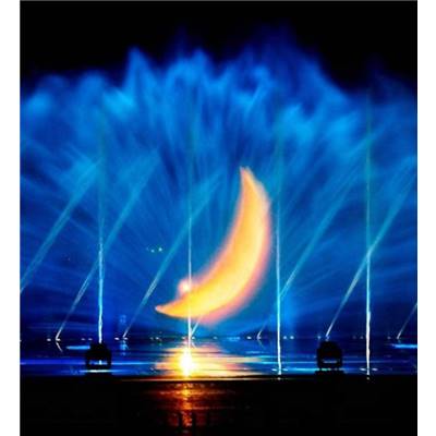 Laser Show01-Lasers split the night, streams weave star rivers.