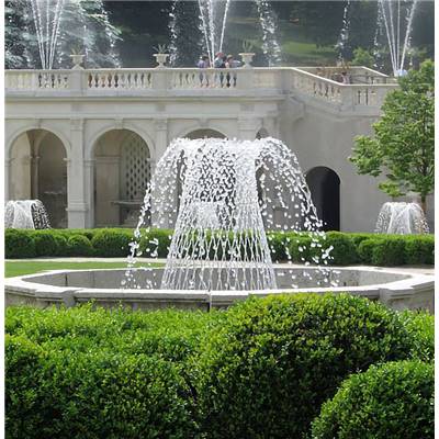 Landscape Fountain01-Decorative water with shifting light and forms